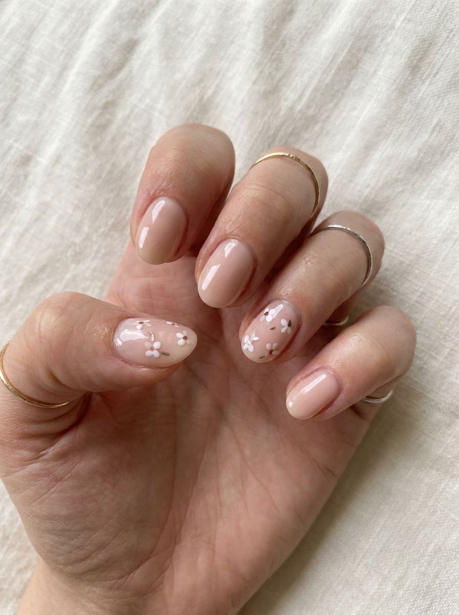 Minimal Floral Nails – gepflegte Nagelidee 2026